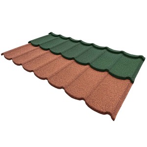 Kenya Wind Hail Proof iron sand Stone Chips Coated terracotta roof For Free Samples