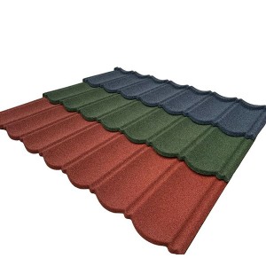 China Construction Material Factory Hot Sale steel coated roofing tiles With High Quality