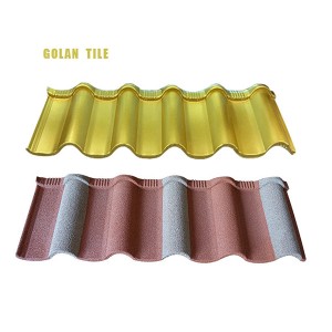 0.35/0.5mm Anti Corrosion steel stone roof tiles With High Quality
