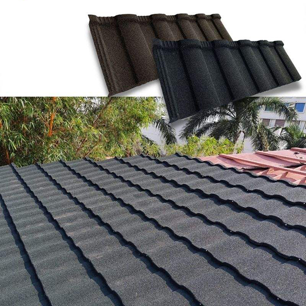 Africa Colorful 0.4mm thick Anti Fade Venting Metal Roof Tile in kenya
