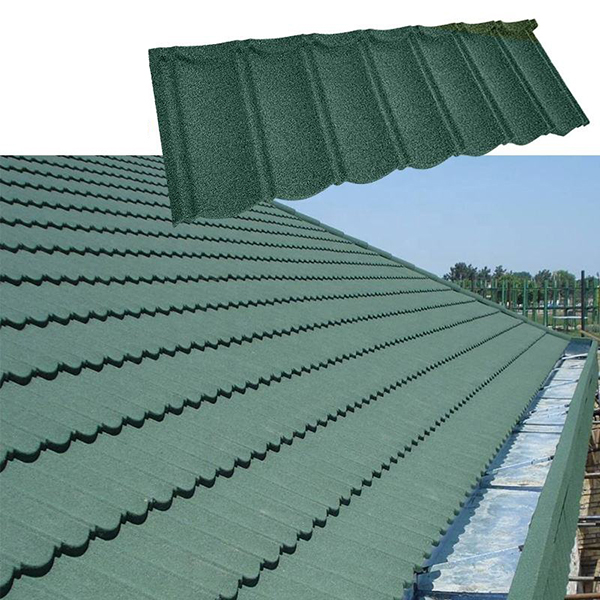 China Construction Material Factory Hot Sale steel coated roofing tiles With High Quality Featured Image