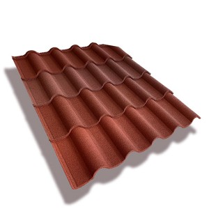 0.35/0.5mm Anti Corrosion steel stone roof tiles With High Quality