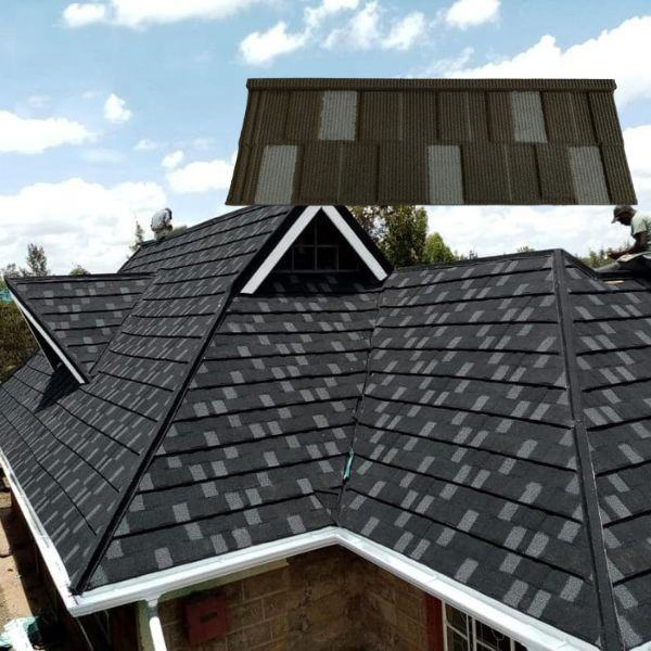 2022 Modern Design Durable Lightweight stone coated metal roof tile For House Villa Project