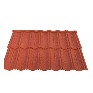 Anti Fade 0.4mm thick Factory Direct Sale Low Price stone coated metal roofing