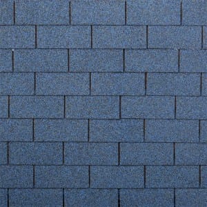 Color Stone Chip Coated Blue 3 Tab Asphalt Roofing Shingle cù Certificatu CE