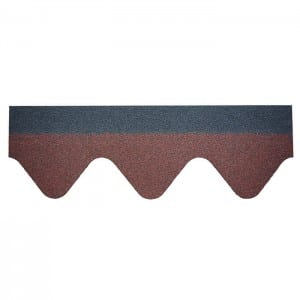 Aasian Red Roofing Wave Shingles