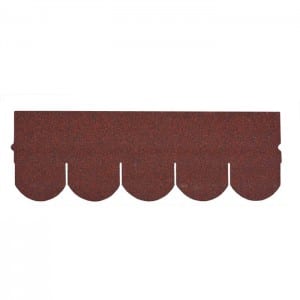 Asia Red Fish Scale Aspal Shingles