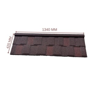 Factory Price European Design Stone Coated Steel Metal Roofing Shingles For House Roof Cover