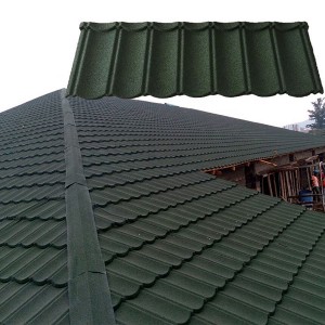Roofing New Material Colored Stone Roof Tiles in Ghana