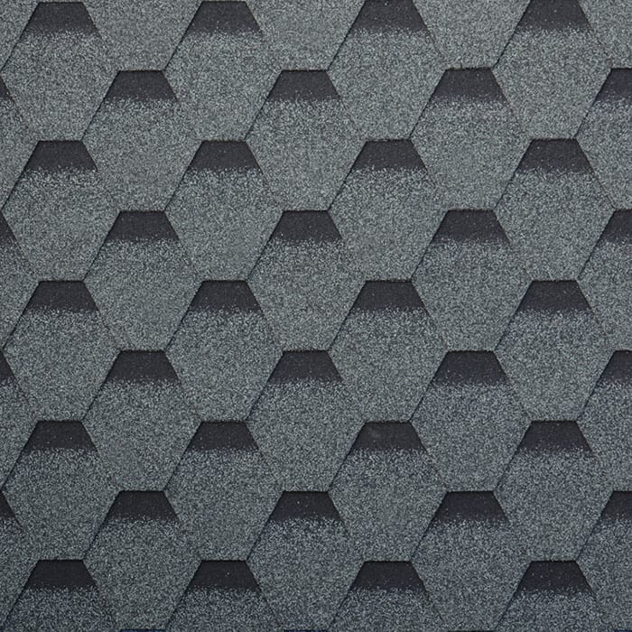 Factory wholesale Fiber Glass Roof - Estate Grey Hexagonal Asphalt Roof Shingle – BFS BUILDING