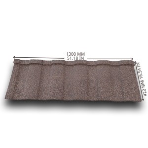 Africa Colorful 0.4mm thick Anti Fade Venting Metal Roof Tile in kenya