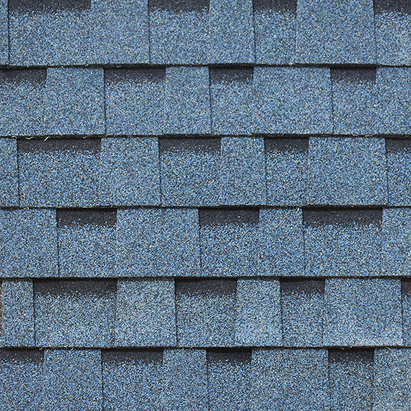 Somalia India Kenya pupular Blue Asphalt Roof Shingles for Duplex House