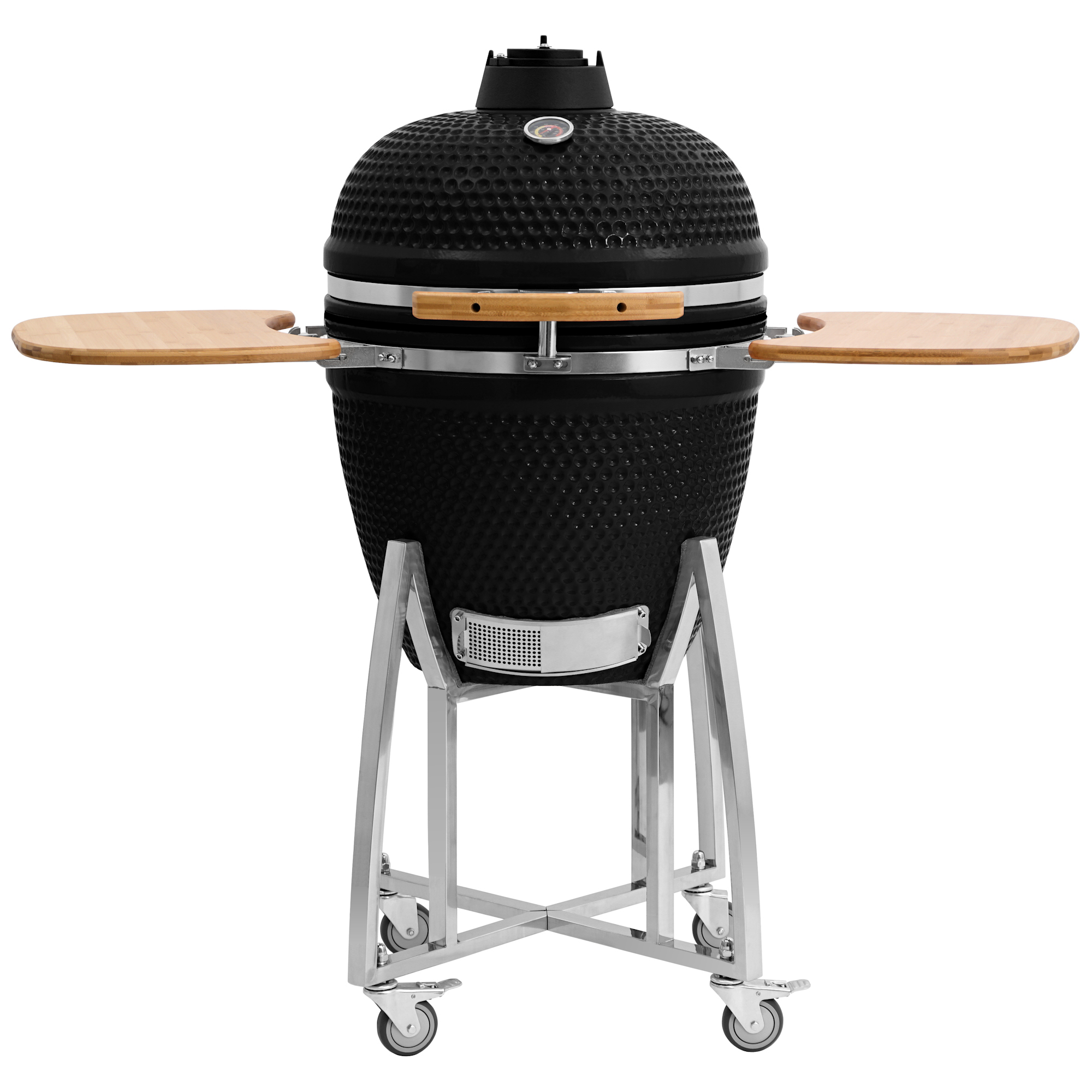 AUPLEX OEM Parrilla Kamado Grill Design Ceramic Outdoor barbecue 21Inch Charcoal Bbq Grills For Garden Featured Image