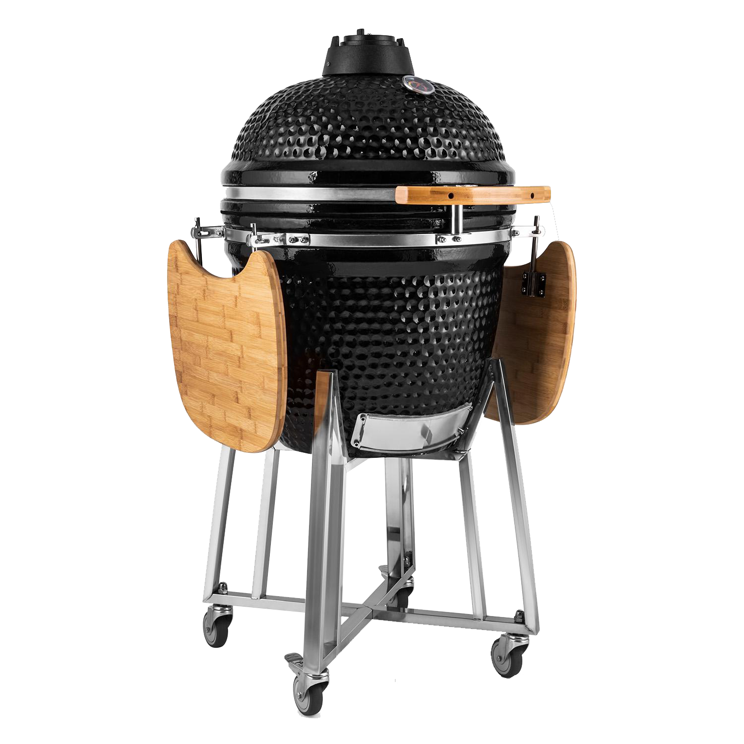 AUPLEX OEM Parrilla Kamado Grill Design Ceramic Outdoor barbecue 21Inch Charcoal Bbq Grills For Garden Featured Image