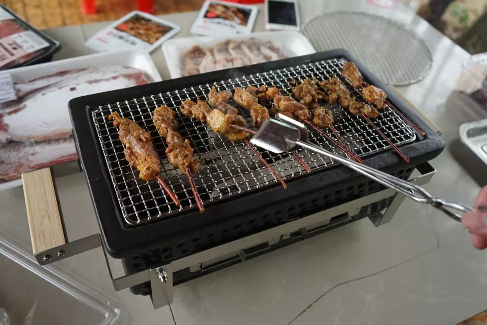 YAKITORI Grill Barbecue Grill Chicken Skewer Japanese Yakitori Grill