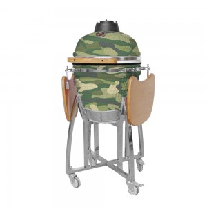Wood Fired Bbq Cookers 18 Inch Ceramic BBQ smoker Kamado Grill