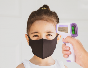 Reasonable price Liberex Portable Oral Irrigator - precise IR sensor digital infrared forehead thermometer for baby – Jun Xin