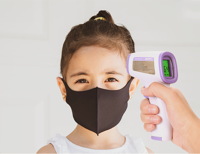 Hot Selling for Compressor Nebulizer Machine - precise IR sensor digital infrared forehead thermometer for baby – Jun Xin Featured Image