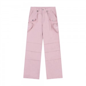 Custom Cargo Pockets Best New Ladies Pant Design Product