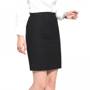 Black Professional Suit Business Work Skirt