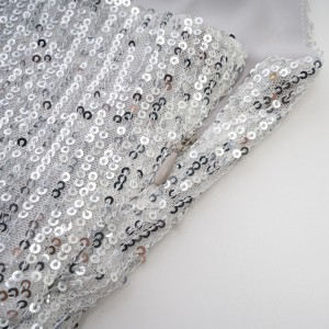 Custom Celebrity Sequins Two Piece Suit Gowns Manufacturer