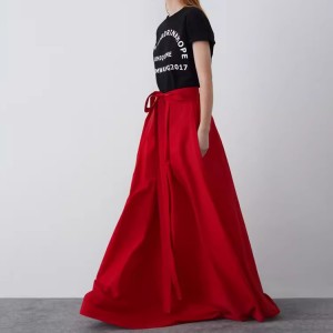 Custom Designed Big Hem A Line Skirt Women Manufacturer