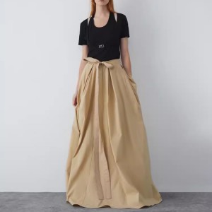 Custom Designed Big Hem A Line Skirt Women Manufacturer
