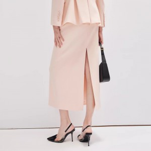 Custom Design Suit Slit Halter Skirt Manufacturer