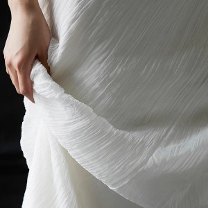 Custom Mulberry Silk White Long Dresses Women Manufacturer