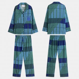 Custom Pajamas Printed Men Loungewear Sets Manufacturer