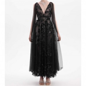 Custom Silk Lady Dress for Women