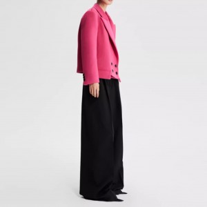 Customised Rose Wool Short Top Tweed Suit Manufacturer