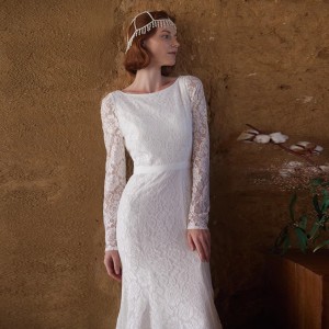 Customized Bridal Lace Fishtail Wedding Dress Manufacturer