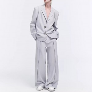 Customized Luxury Long Sleeve Suit Manufacturer