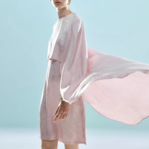 Customized Silk Satin Cloak Dress Manufacturer
