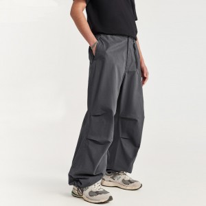 Customized Washed Loose Casual Pocket Pants Factory