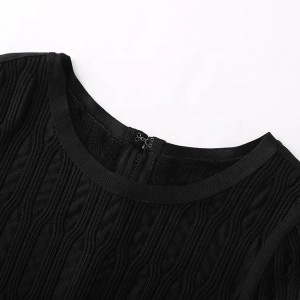 Knitwear Manufacturer Custom Sweater Knit Maxi Dress