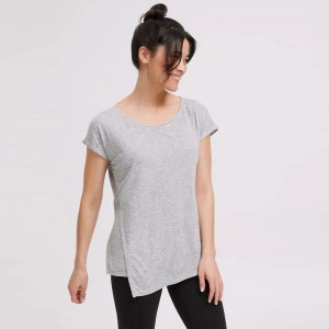 Grey Rayon Nursingt-Shirt