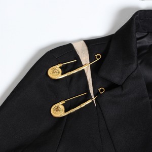 Hollow Out Pin Spliced ODM Blazers For Women
