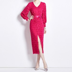 Rose Custom Lace Dress Manufacturer