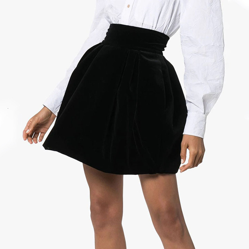 Female Tank Top - Pleated High Waist Swing Fashion Black Mini Short Tutu Skirt – Auschalink