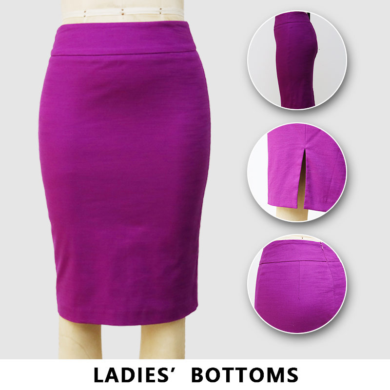 Sexy bandage skirt hip wrap stretch purple