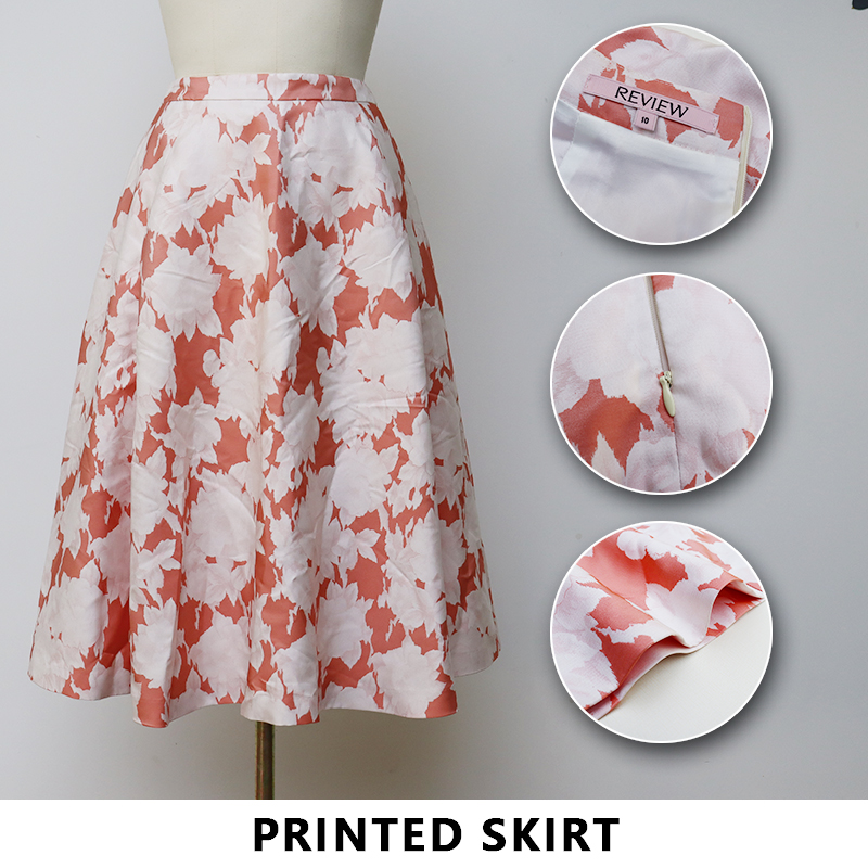 The new 2022 artsy print skirt