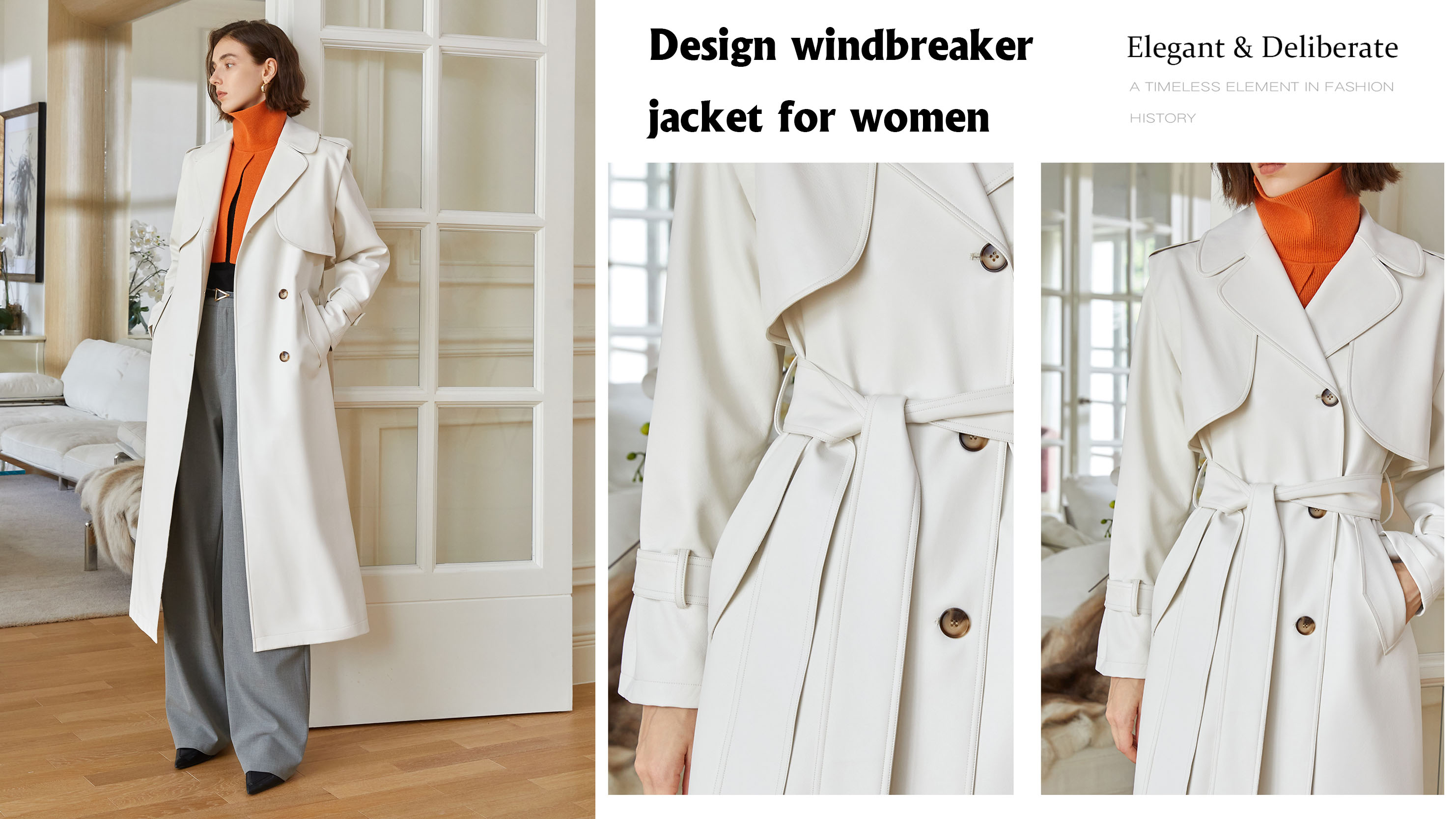 Design Windbreaker Jacket For Women