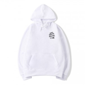 Letters Printed 100% Cotton Hoodies With Custom Logo