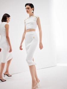 Elegant Midi Knit Skirt Manufacturer