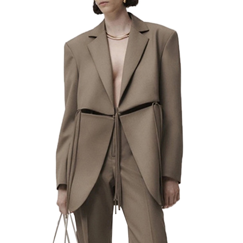 New Western Dress - Ladies Suit Oversized Coat Long Sleeve Woman Blazer Jacket – Auschalink