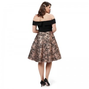 Embroidered Cocktail Midi Skirts For Women