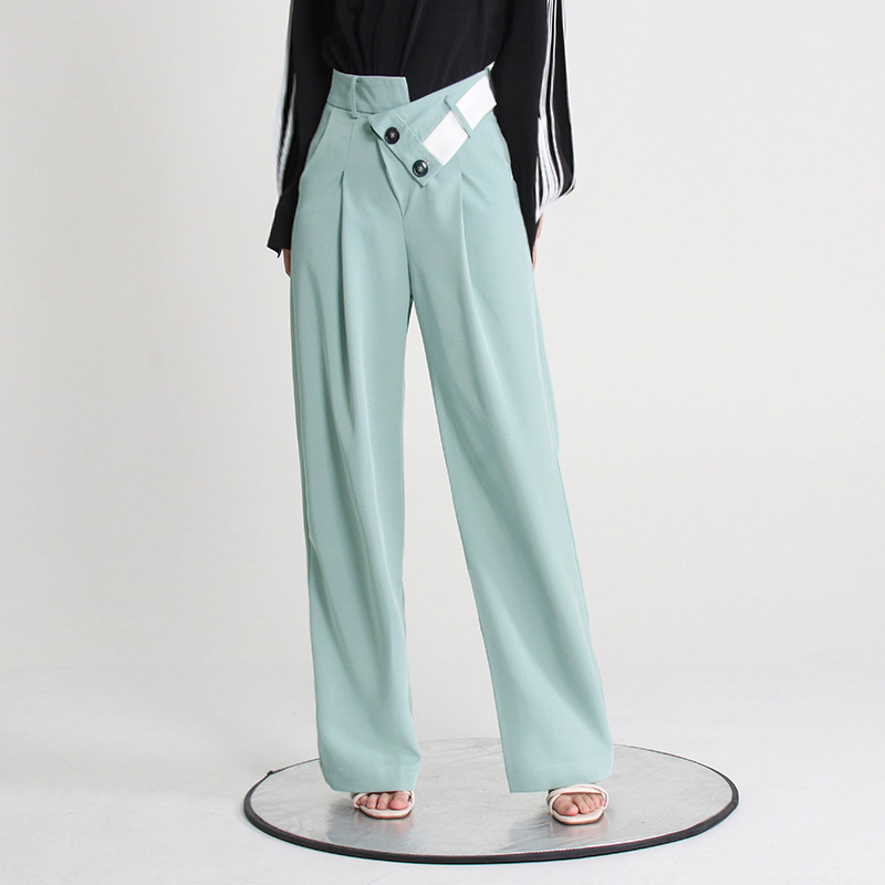 100% Original Women\’s Bootcut Pants - Women’S Green Fashion Straight Pants – Auschalink