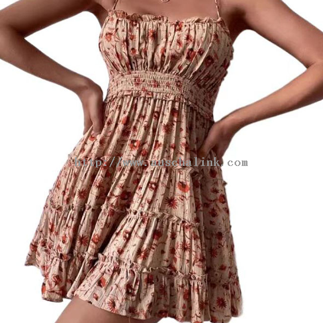 Summer Camisole Floral Sexy Mini Dress
